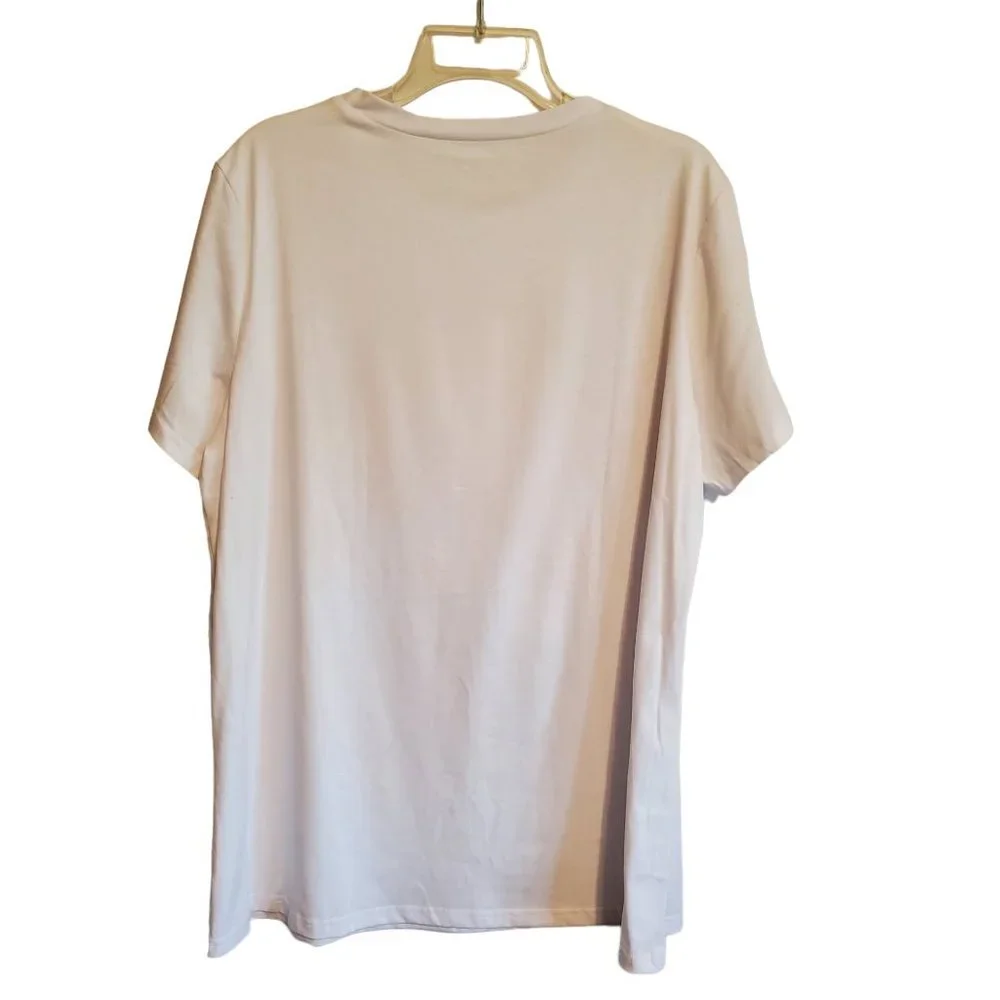 Texas Distressed Tongue Cheetah Leopard Lips Crew‎ Neck Tee 2XL NWOT